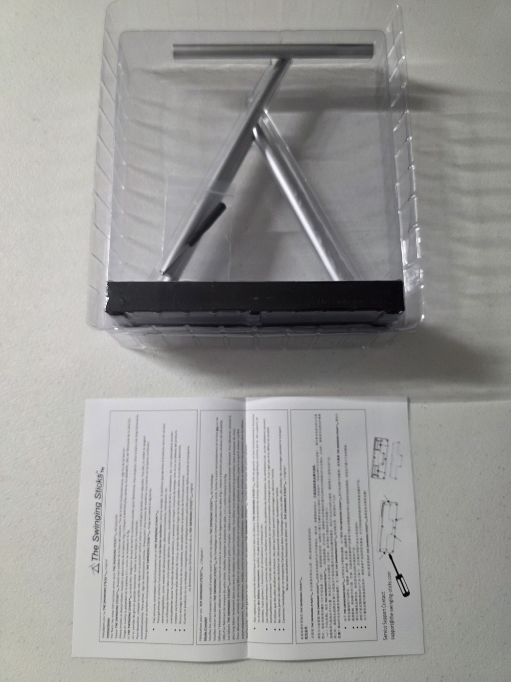The Swinging Sticks Kinetic Energy Sculpture Desktop Toy Version - Picture 9 of 14